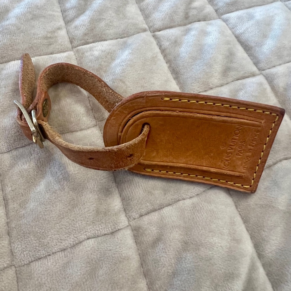 Authentic Louis Vuitton Luggage Tag